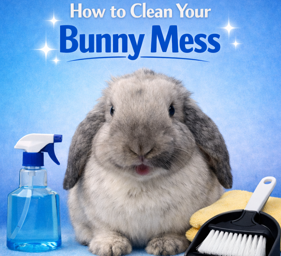 How to Clean Your Bunny Messes Guide (WITHOUT Ruining Your Stuff)